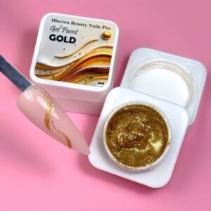 Gel paint Gold dorado Illusion Beauty Nails – 5ml